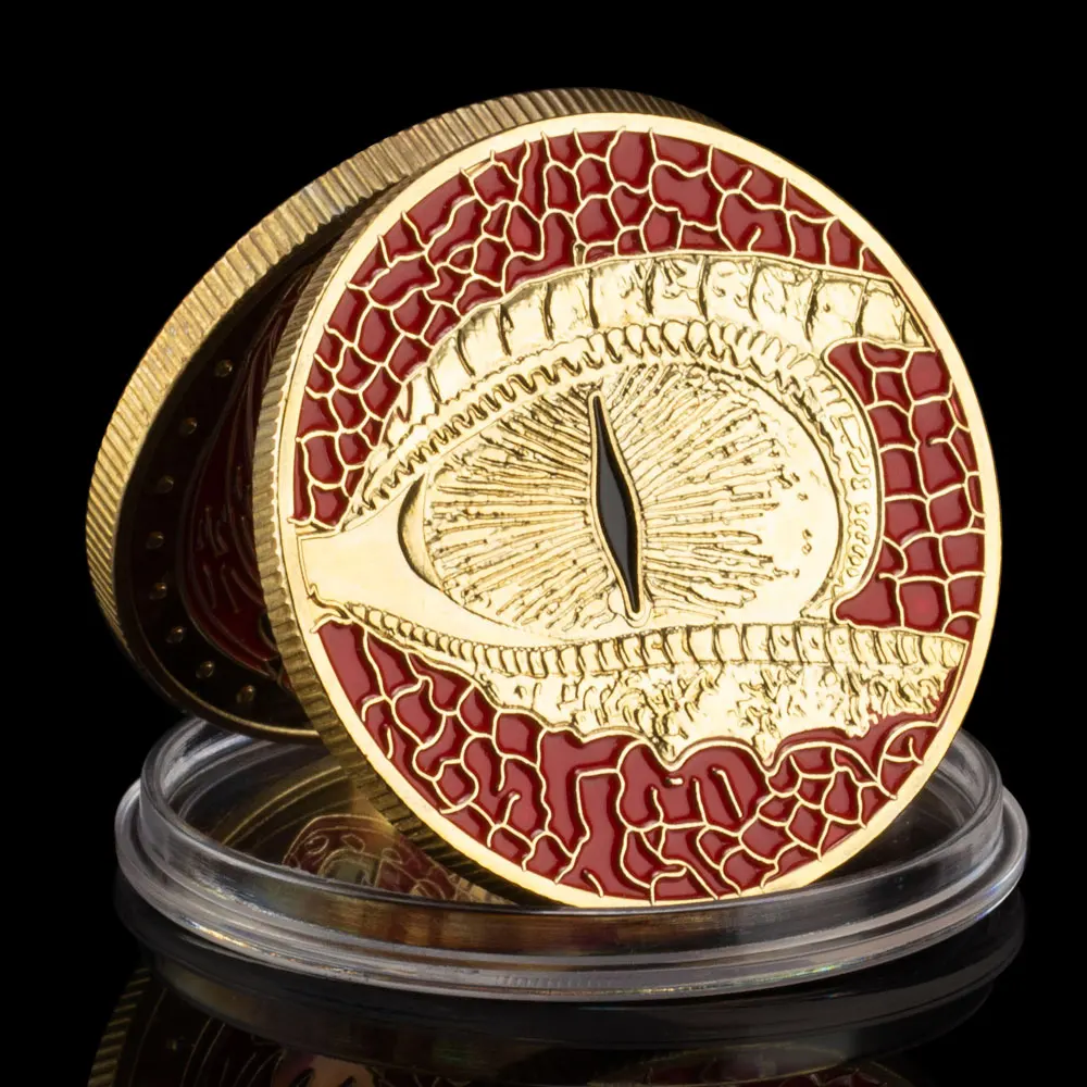 

The Red Dragon Collectible Magic Souvenir Coin Gold Plated Souvenir Coin Collection Gift Commemorative Coin