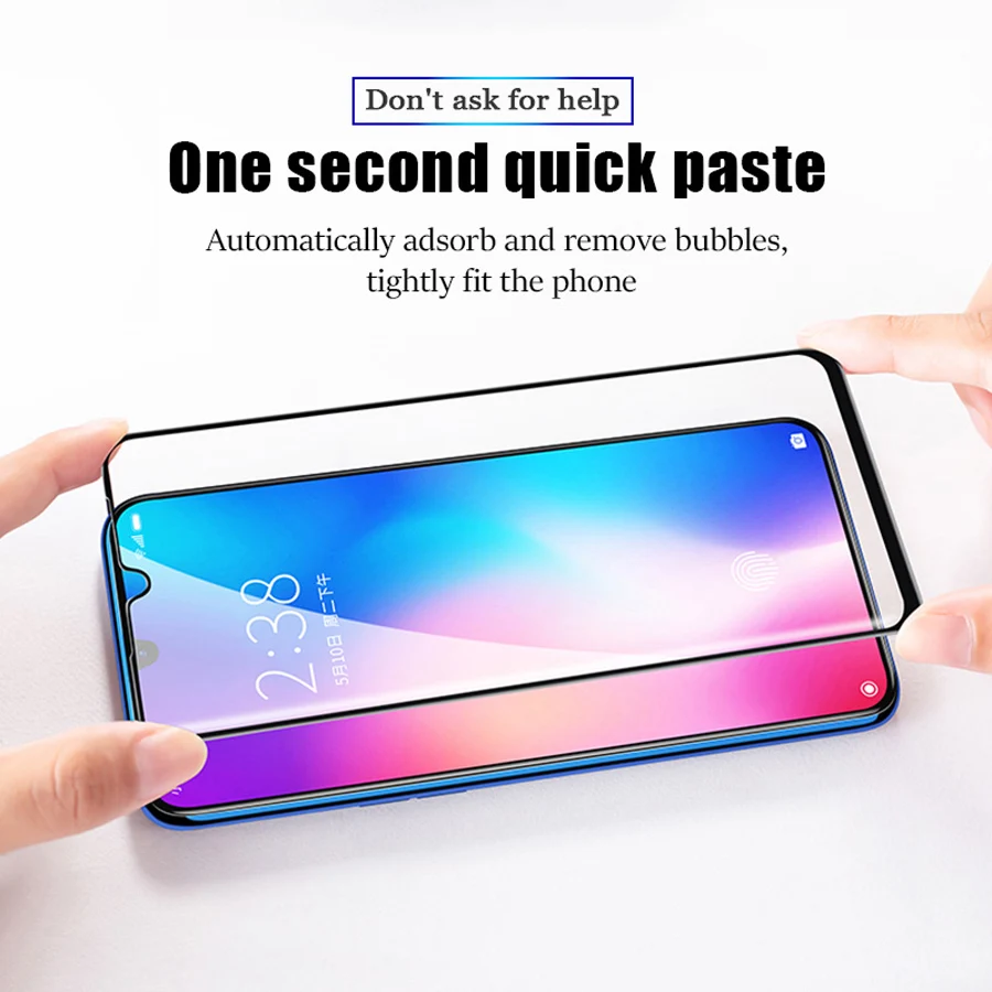 Закаленное стекло для Xiaomi Mi 9 10 Lite 9T 10T Pro A1 A2 A3 Защитное экрана Poco X3 NFC X2 M2 M3 3 шт. |