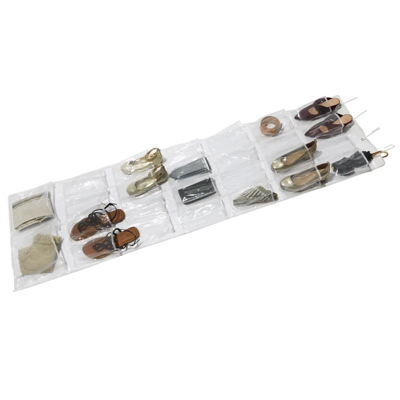 

26-Pocket Clear Hanging Shoe Organizer