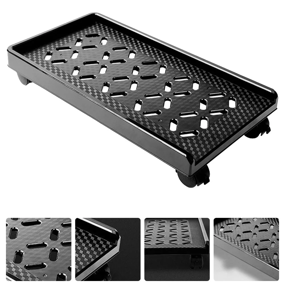 

1Pc Mobile CPU Stand CPU Rolling Stand PC Cart Holder Computer Tower Shelf