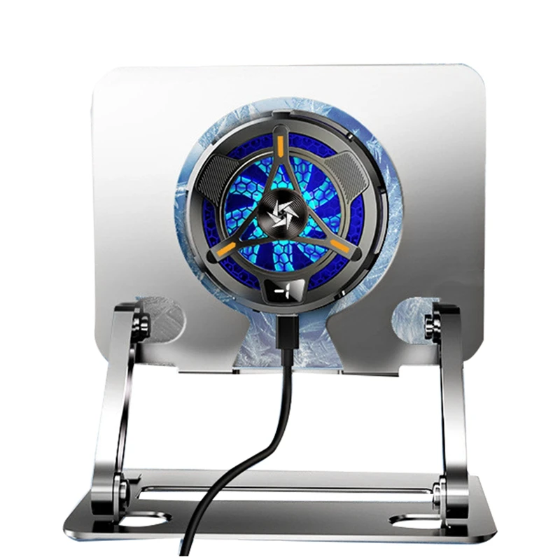

Tablet Semiconductor Magnetic Game Cooler Aluminum Alloy Stand for Samsung/Xiaomi/Huawei IOS iPad Tablet Pad Laptop-C
