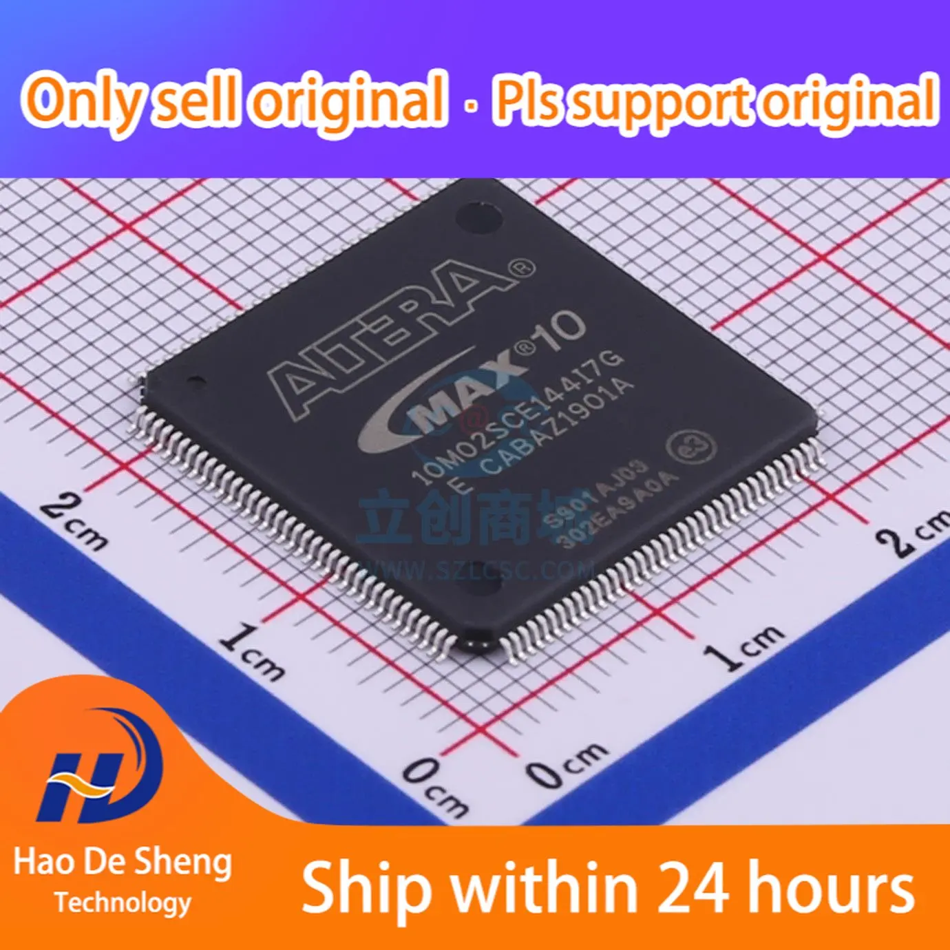 

10M02SCE144I7G 10M02SCE144I7 EQFP144 новая Оригинальная фотография