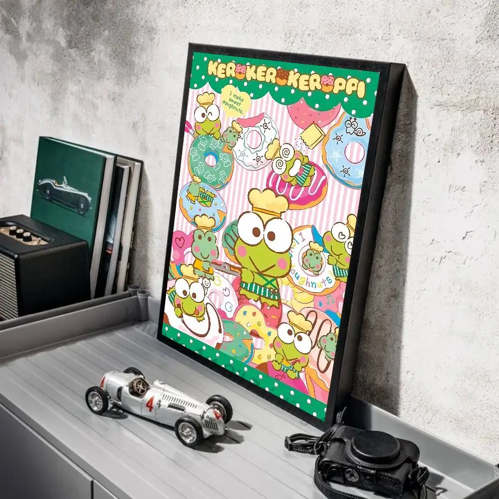 Фото Милый постер K-Kero K-Kero K-Keroppi с принтом A5 A4 A3 A2, настенный художественный декор для комнаты, офиса, подарок для фанатов №5