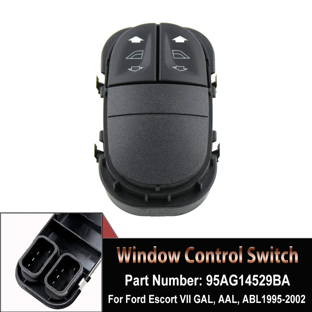 

Electric Power Window Switch Lifter Button 95AG-14529-BA 95AG14529BA For Ford Escort 1996 1997 1998 1999 2000 Car Accessories