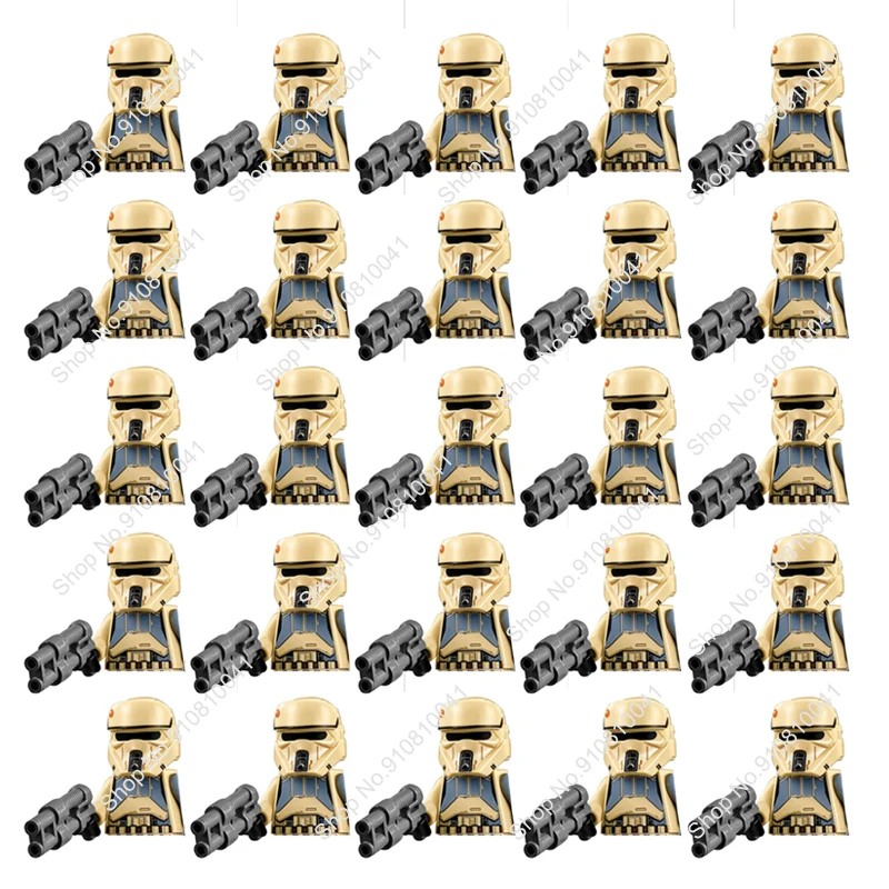 

Disney 25Pcs Imperial Stormtroopers Building Block Jet Flame Scout Trooper Admiral Thrawn Tarkin Star Action Wars Figures Toys