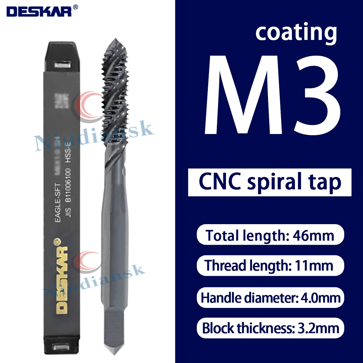 Инструмент с числовым программным управлением Наконечник для метчика Наконечник для метчика с прямой канавкой Сверло для вакуумного закалка Процесс покрытия Сейсмический токарный станок с ЧПУ против сотрясений