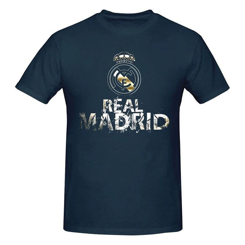 Real Madrid Men's T-Shirts Summer 3D Graphic T Shirt For Men Short Sleeve Clothing Trend Clothes Oversized Streetwear Tee 2022