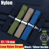 universal straps for watch strap man watch wristband bracelet 22mm 24mm new canvas nylon fabric band for seiko watch rolex watch