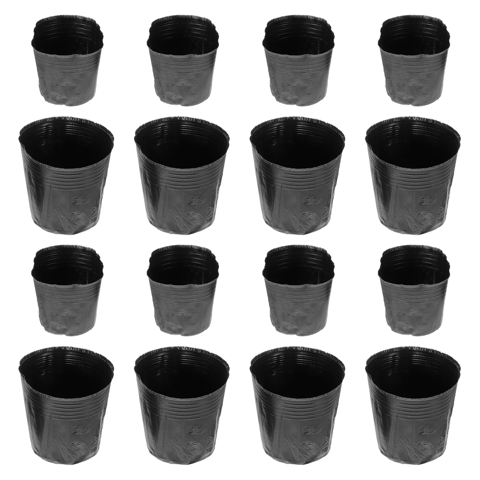 

400 Pcs Nutrition Cup Outdoor Pots Plants Nursery Disposable Small Starter Plastic Gardening