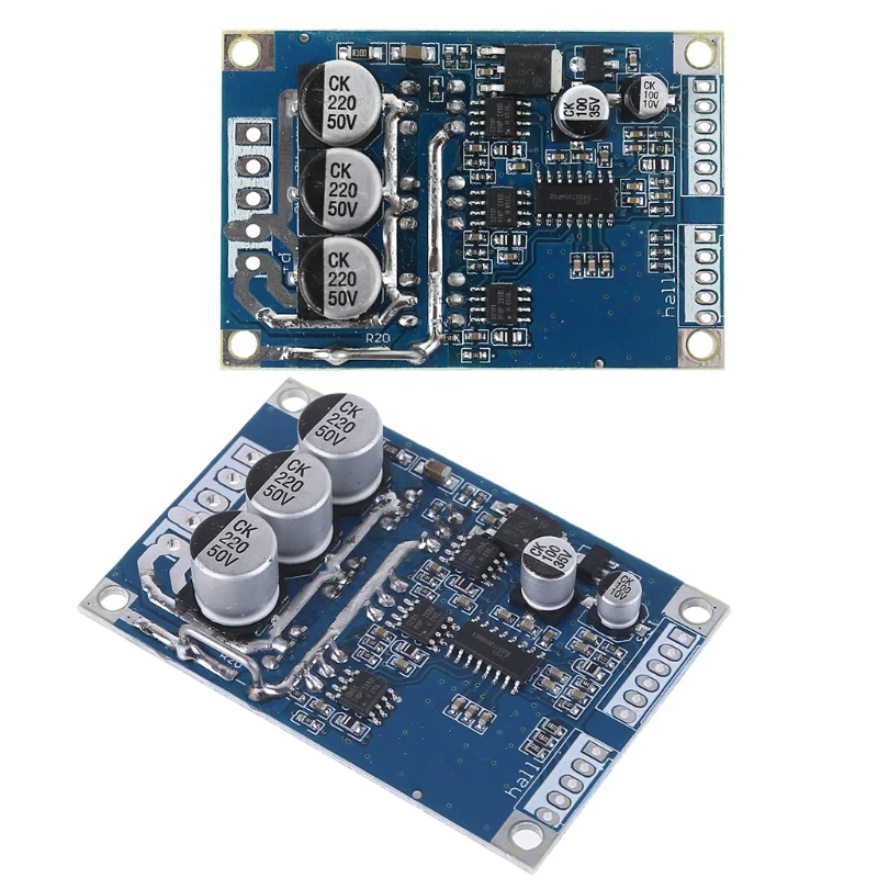 DC 12в-36в 15A 500 Вт бесщеточный контроллер мотора Hall BLDC плата драйвера