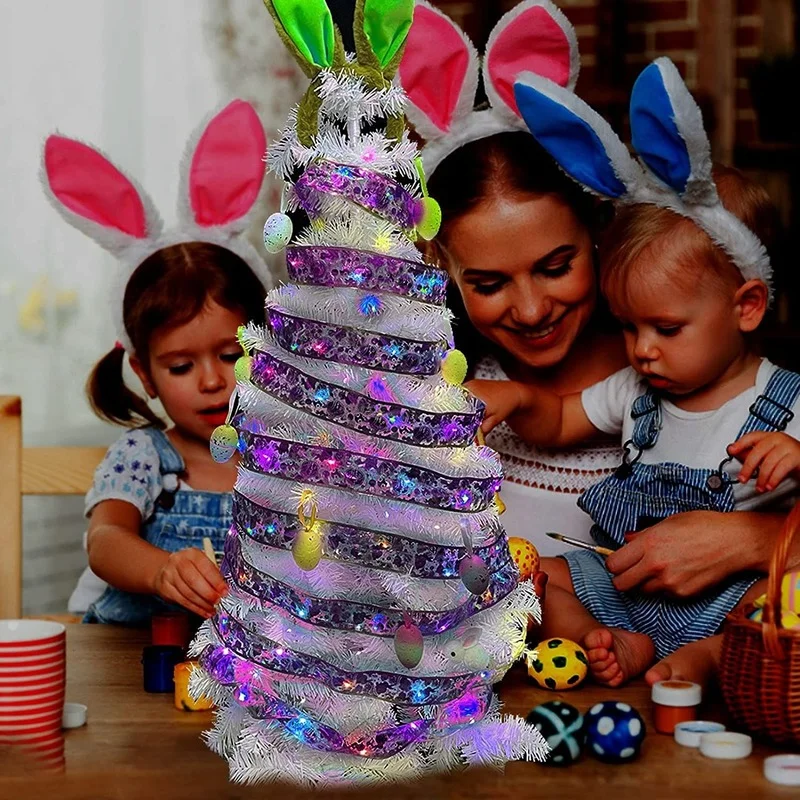 Лента Пасхальная гирлянда на батарейках для Пасхальной елки праздничный декор