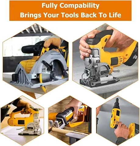 12 В 4800-9800 мАч аккумулятор для инструментов Dewalt DE9074 DC9071 DE9037 DE9071 DE9075 DW9071 DW9074 DC727 DW9072 DC756 DC980 DC981 DW051