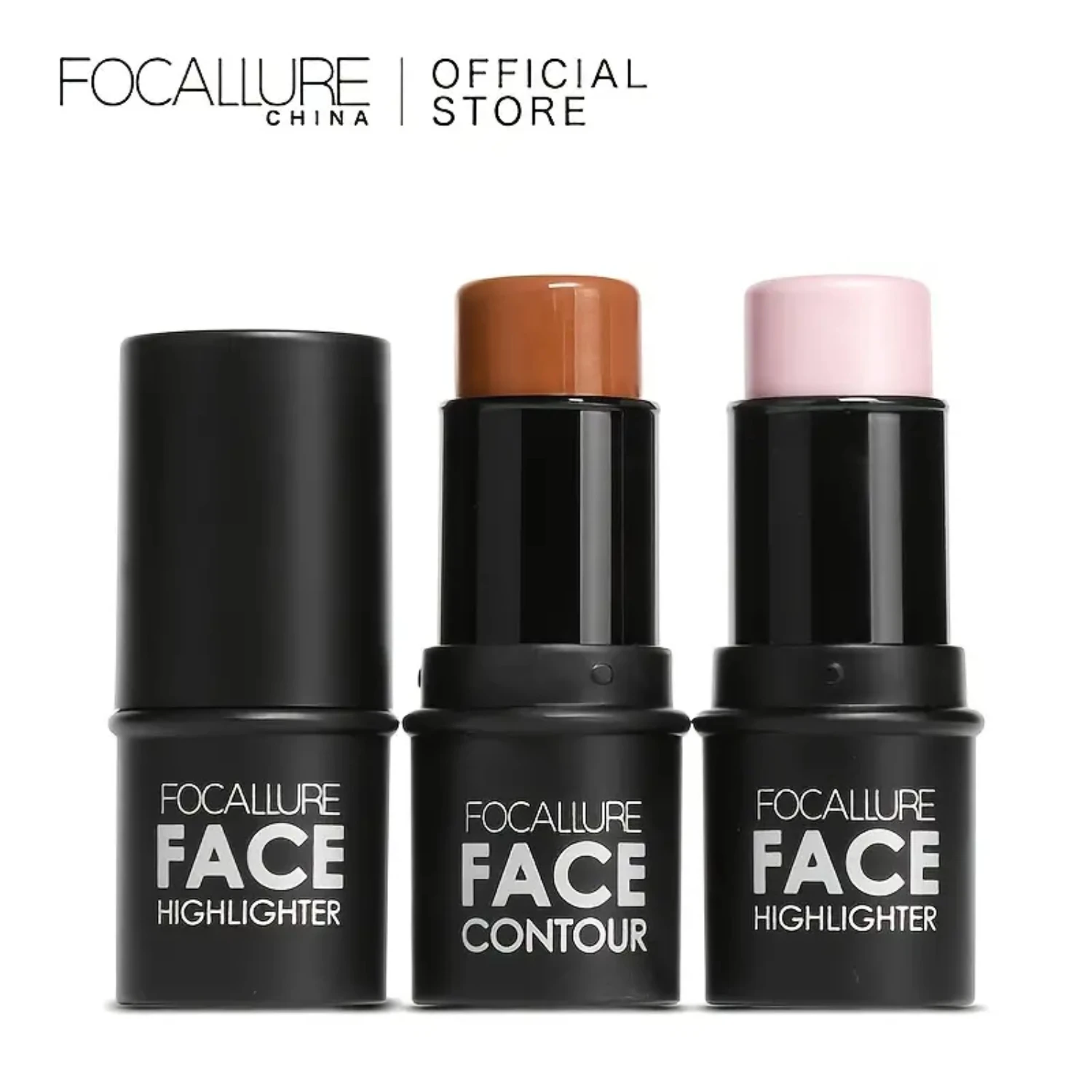 FOCALLURE Silk Butter Bronzer & Contour Stick — сияющая отделка яркие цвета стойкий макияж.