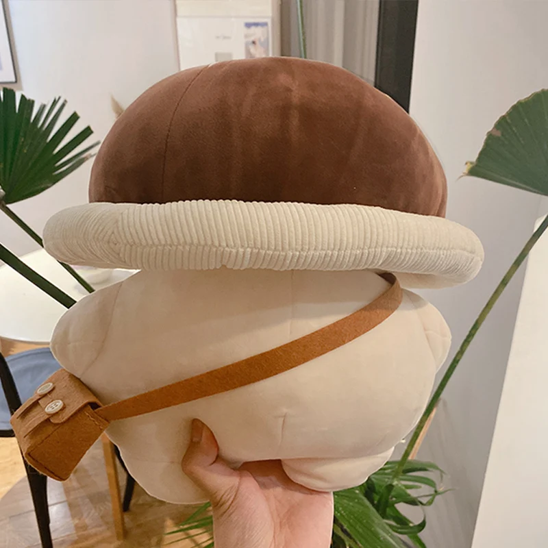 

35/45CM Creative Cute Shiitake Mushrooms Plush Toy Stuffed Vegetables Mushroom Soft Pillow Doll Kids Child Baby Toys Kawaii Gift