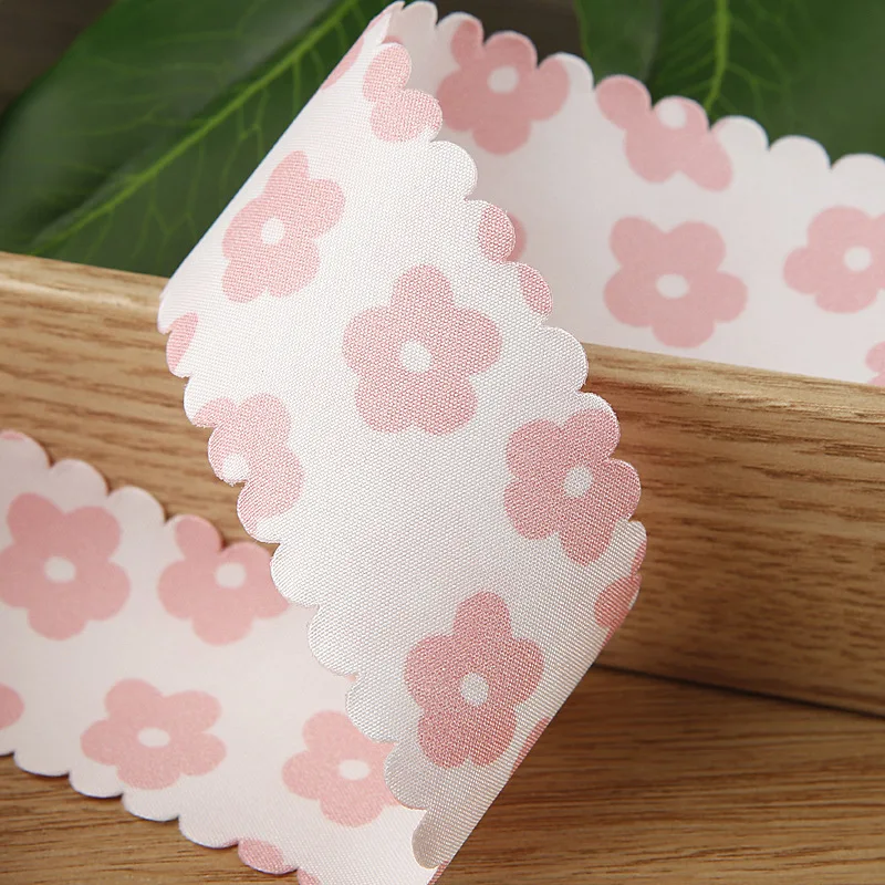 Kewgarden 1 &quot1 5&quot 25 мм 38 Цветочные волнистые края ленты DIY бантик для волос