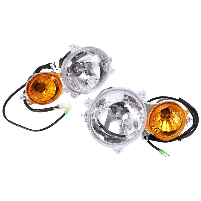 ATV Quad Left+Right Headlight Head Light For HISUN MASSIMO YS MSU TSC 500Cc 700Cc HS500 HS700