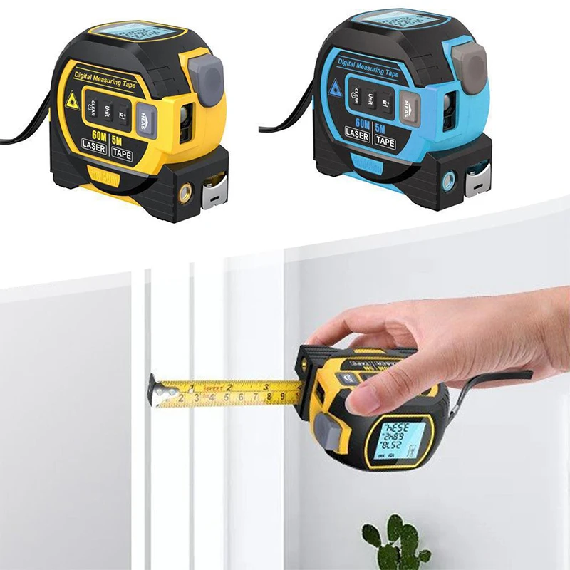 Лазерный дальномер измеритель расстояния 40 м/60 м выдвижная лента