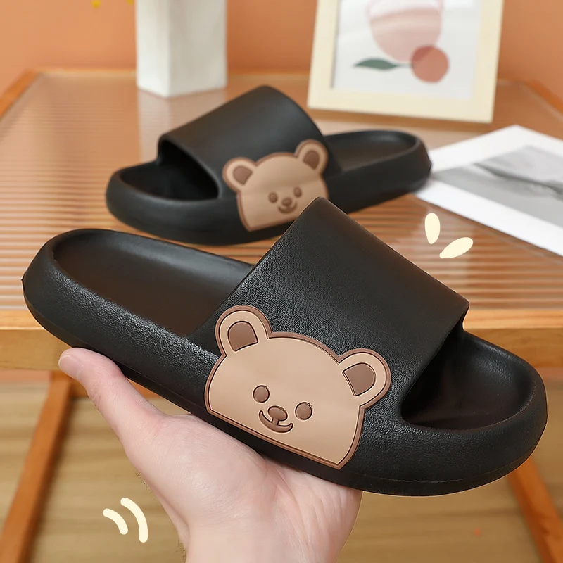 

Comemore New Women Men Summer Slippers Beach Sandals Slides Cartoon Thick Platform Unisex Ladies Shoes Female Slipper Zapatillas