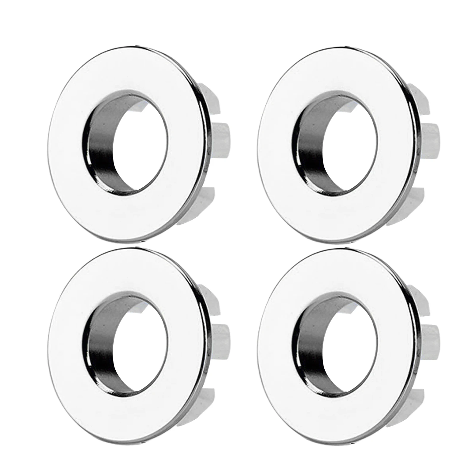 

4 шт., сменная Крышка для раковины, серебристого металла