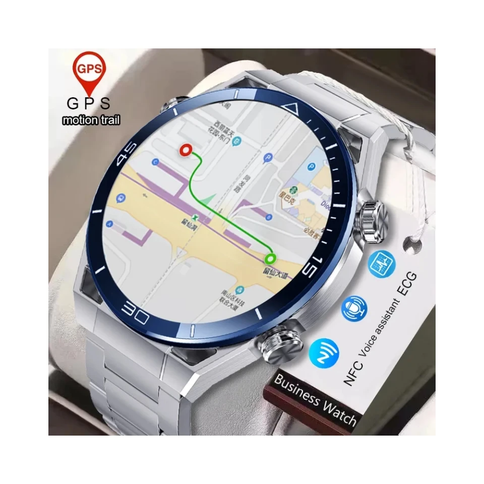 

Новинка 2023, умные часы, телефон Bluetooth, ЭКГ + ФПГ, фитнес-браслет для Huawei, часы, GPS-трекер, часы PK GT3 PRO