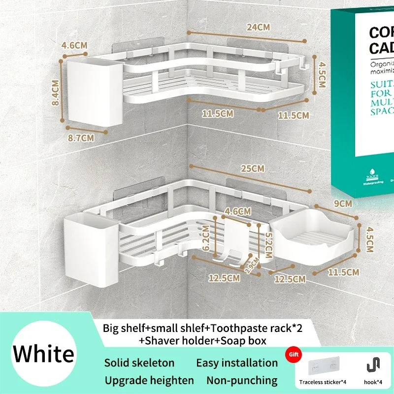 

6 шт. угловые полки FUYAOZHISHANG из нержавеющей стали