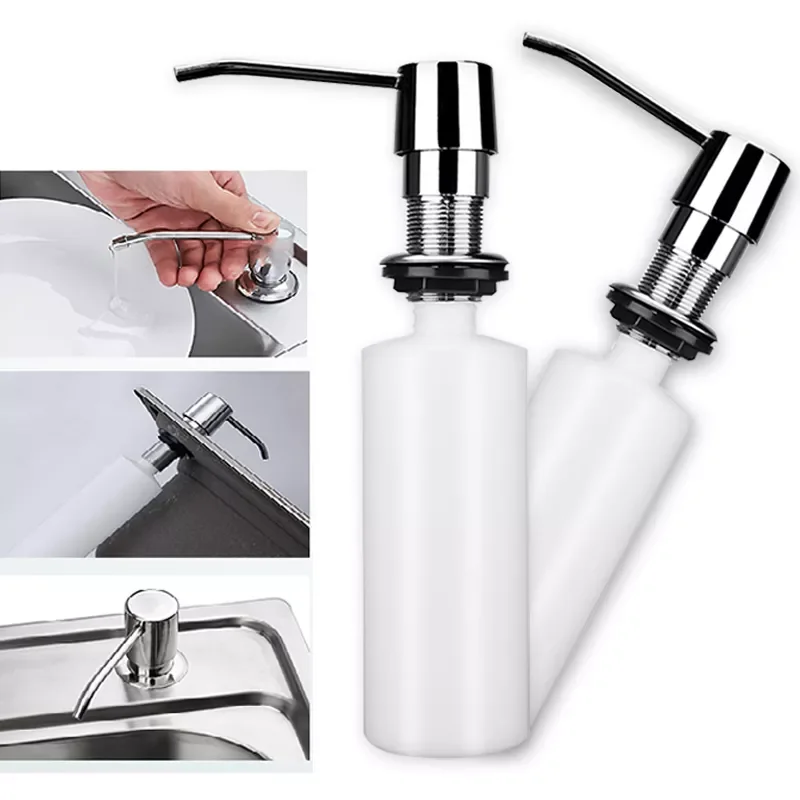 

NEW Kitchen Soap Dispenser Sink Liquid Soap Bottle Bathroom Detergent Liquid Hand Wash Soap Dispenser Pumps 300ml