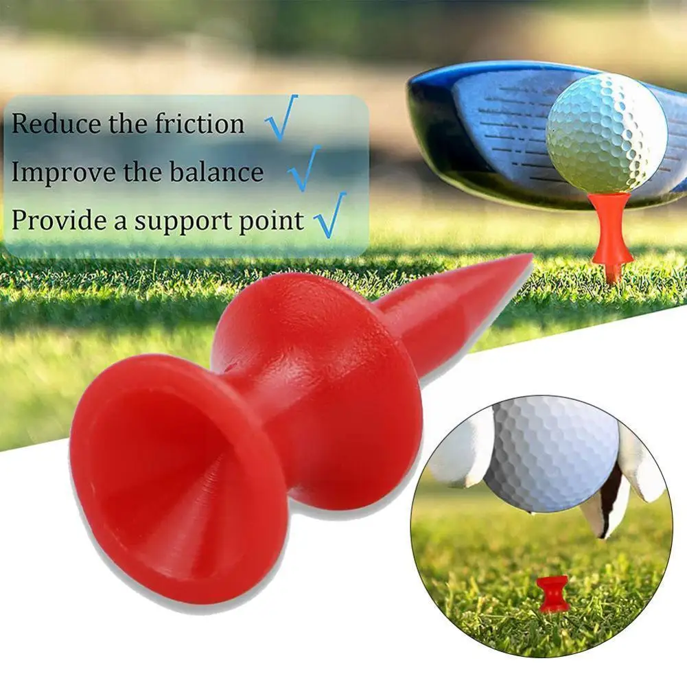 

Plastic Golf Tees Unbreakable Step Down Graduated Castle Or Height Height 100pc Control Same Tee Count Mixed New T0h1