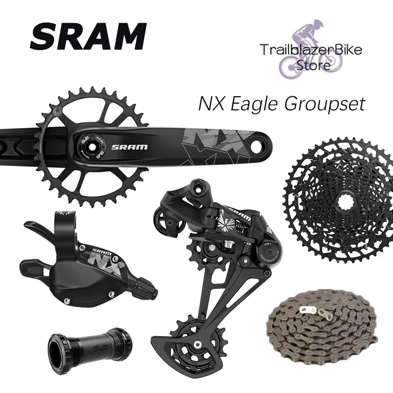 SRAM NX Eagle 1x12 12 скоростей В Групповой комплект Шатун DUB 175 170 мм Триггерный
