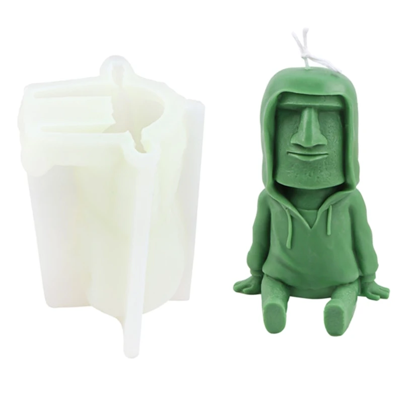 

Новинка 2022, форма для свечей, силиконовая форма Stoneman, легкая форма для изготовления свечей