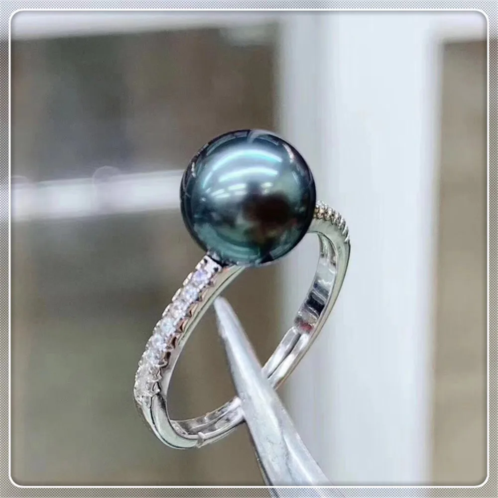 

925 Silver Pearl Ring Settings 18K Gold Plated Accessories For Women DIY Handmade Jewelry Making Materials