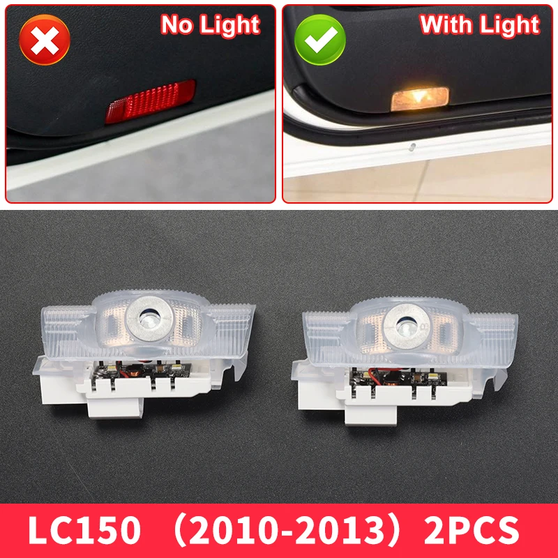 

Автомобильная дверь Нижняя угловая лампа освесветильник педали окружающей среды Для Toyota Land Cruiser Prado 150 Fj150 LC150 J150 Аксессуары для модификации 2022 2021 2020 2019 2018 2017 2016 2015 2014 2013 2012 2011