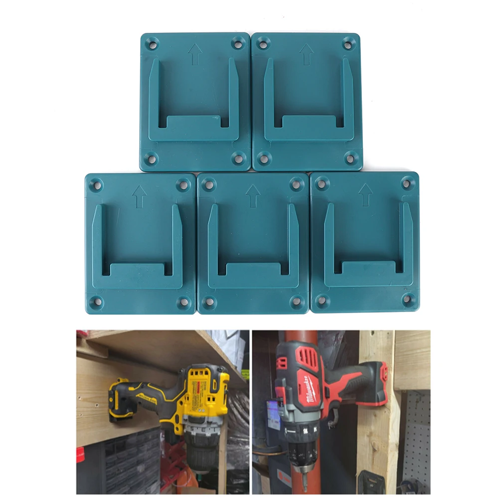 5 шт. настенный кронштейн для аккумуляторной дрели держатель аккумулятора