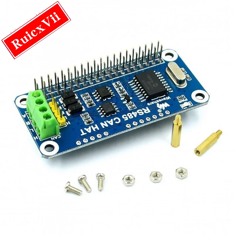 Для Raspberry Pi 3 B +/Zero W RS485 Плата расширения CAN module коммуникационная плата интерфейса UART module