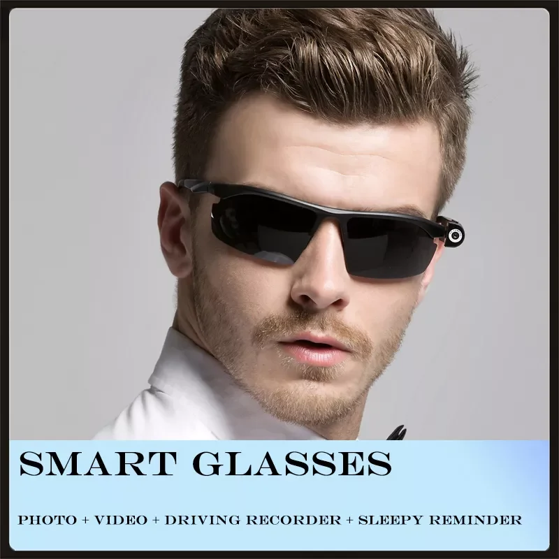 

2021New Smart Glasses FPV Video Glasses Video Glasses wearable DVR Recorder Portable Sports Sunglasses First-person phone