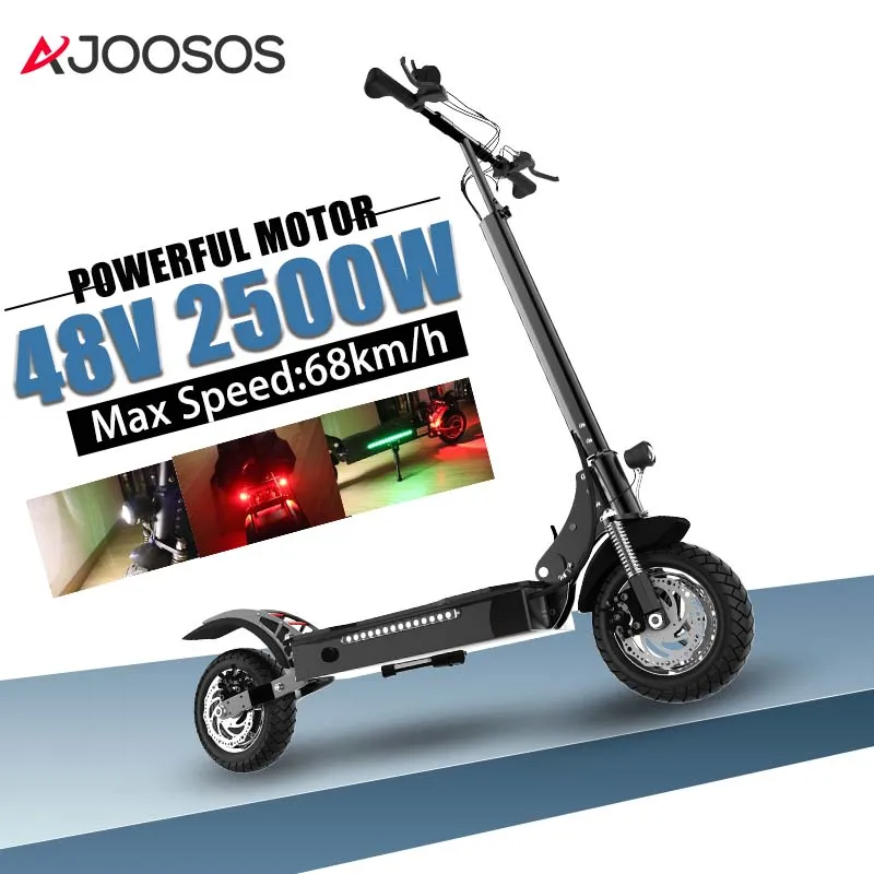 

2023 New 2500W Electric Scooter 52V 23.4AH Lithium Battery Electric Scooters for Adults up to 68KM/H Speed 75KM Range E Scooter