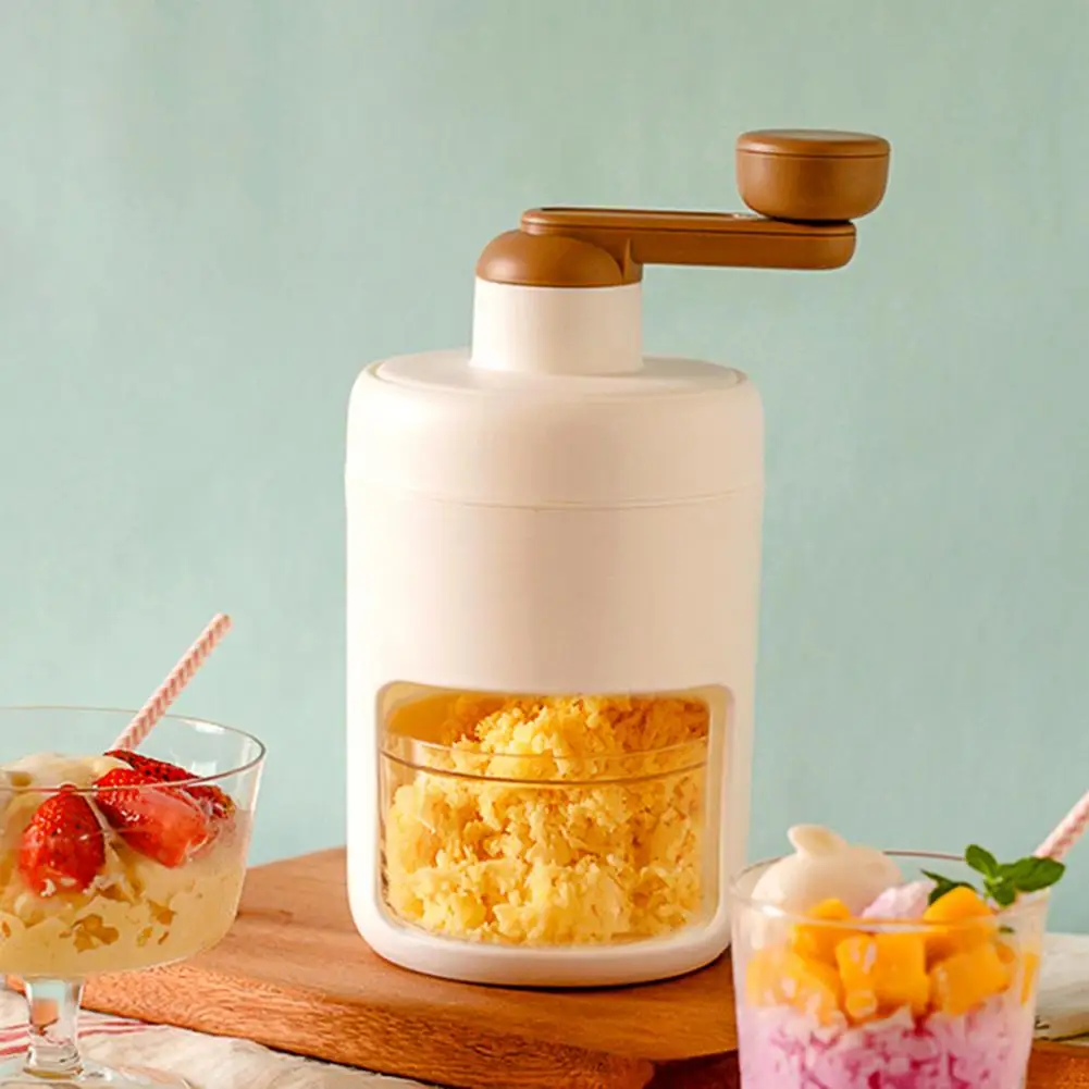 Durable Food Grade Humanized Design  Shaved Ice Maker Ice Crusher Bar Supplies