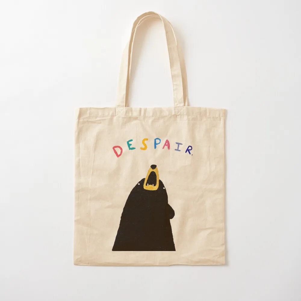 Фото Сумка-тоут Despair/dis bear xox, индивидуальная холщовая сумка, подарочная сумка, холщовая сумка через плечо №2