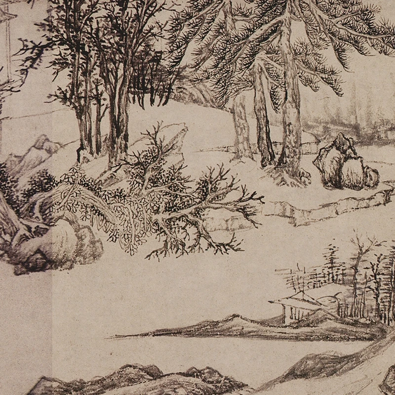 Четко заявляем что свиток шаньшуй 25x333 см музей китайского древнего