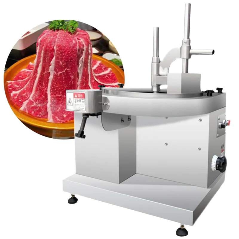 

Automatic Fresh Meat Slicer For Hot Pot Restaurant Canteen Restaurant Meat Processing Equipment Meat Cutting Machine