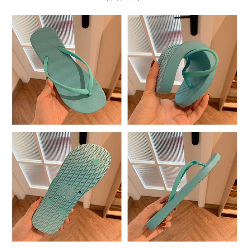 Beach Slippers Flip Flops Women Shoes Summer  2023 Slippers Woman's Home Slippers Flip Flop Casual Indoor Outdoor Slides Flipper