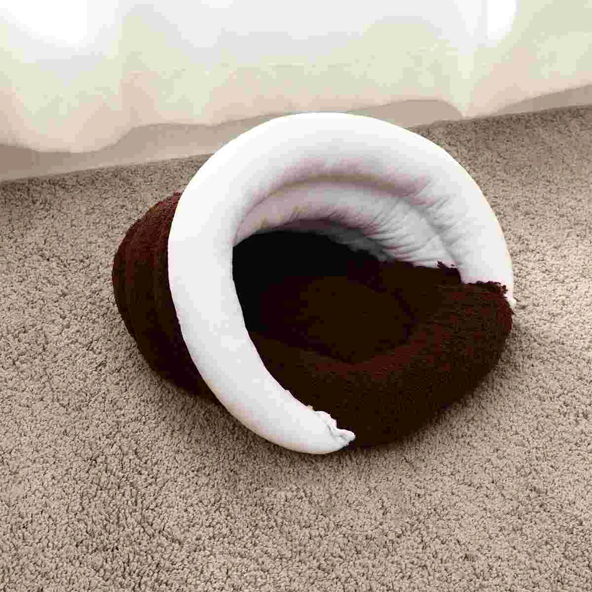 Очаровательный коврик для сна зимнее теплое гнездо домашних животных кровать