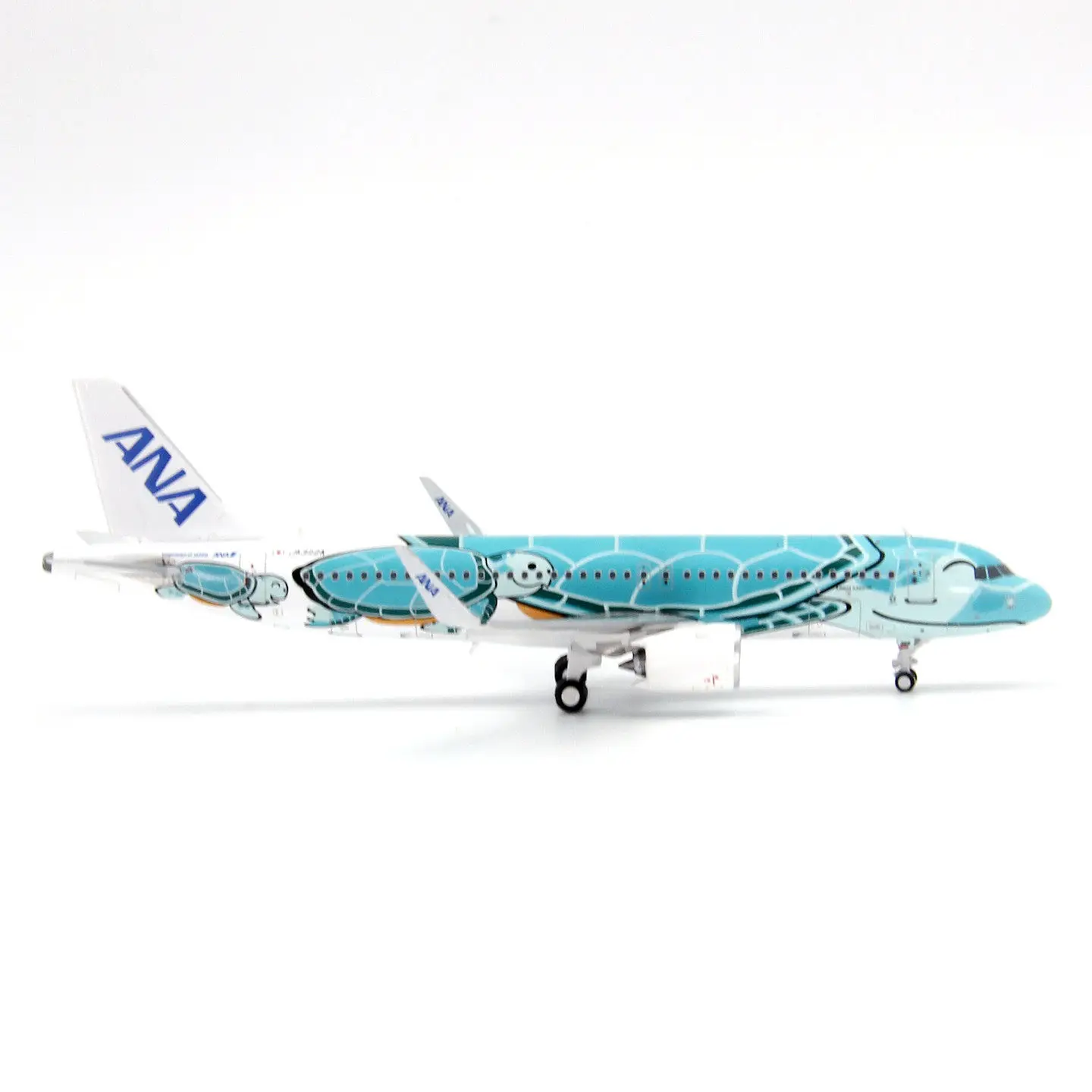 Фото Модель самолета GeminiStar A320neo JA322A из литого сплава, масштаб 1:400, классическая ностальгическая игрушка, подарок, сувенир, коллекционная статическая модель для демонстрации №3