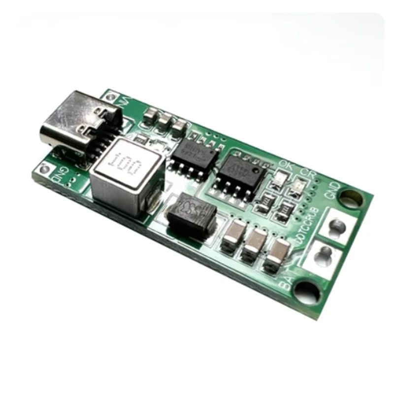 Фото Плата зарядного устройства Type-C BMS 2S 3S 4S 1A 2A 4A для литиевых аккумуляторов 18650, модуль повышающего преобразователя USB-C для Li-Po полимерных аккумуляторов и повербанков №3