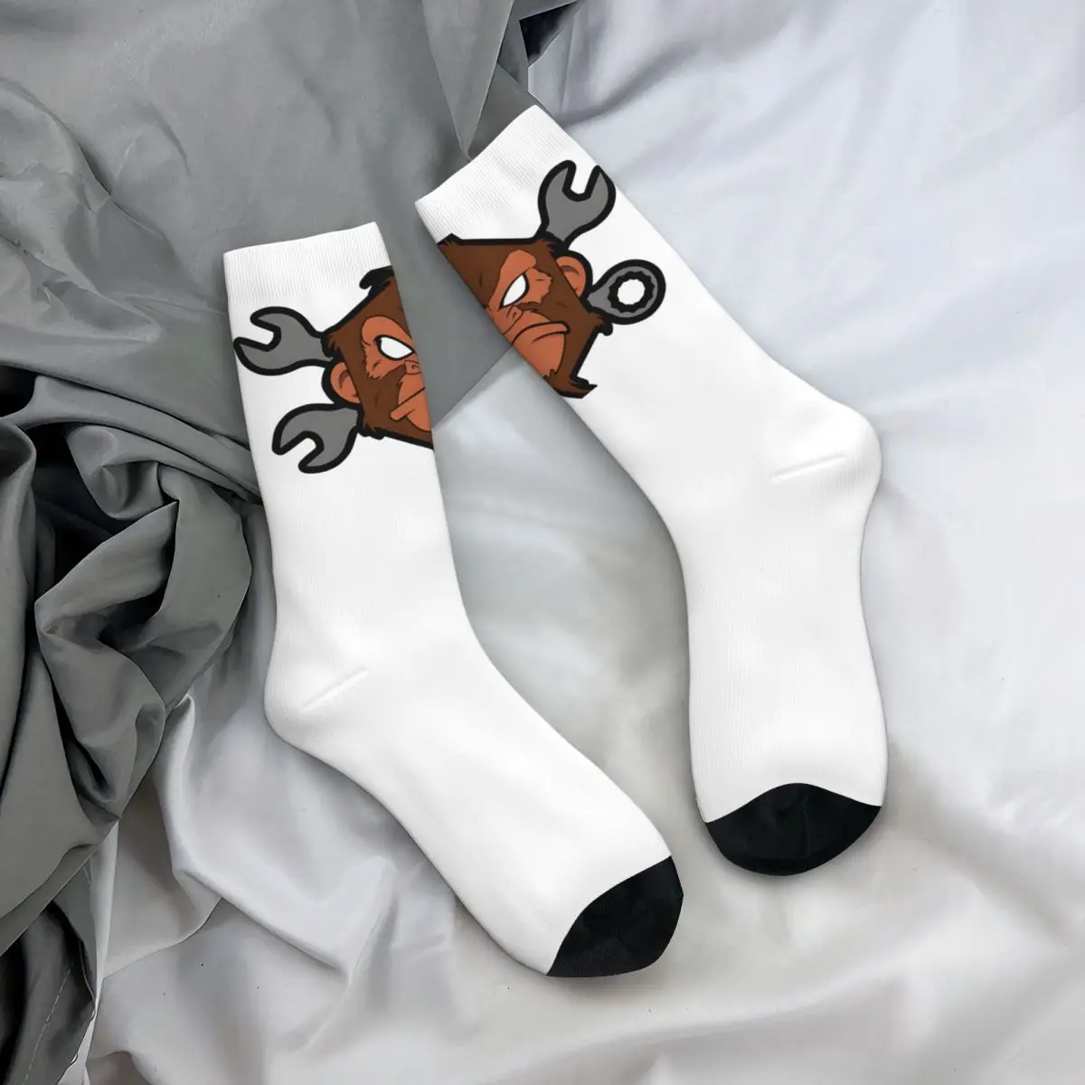 Сумасшедшие Компрессионные носки с изображением обезьяны мужские в стиле