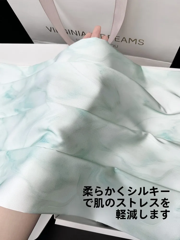 Langsha тушью с принтом панды шелковые пижамы для женщин новинка 2023 года летняя