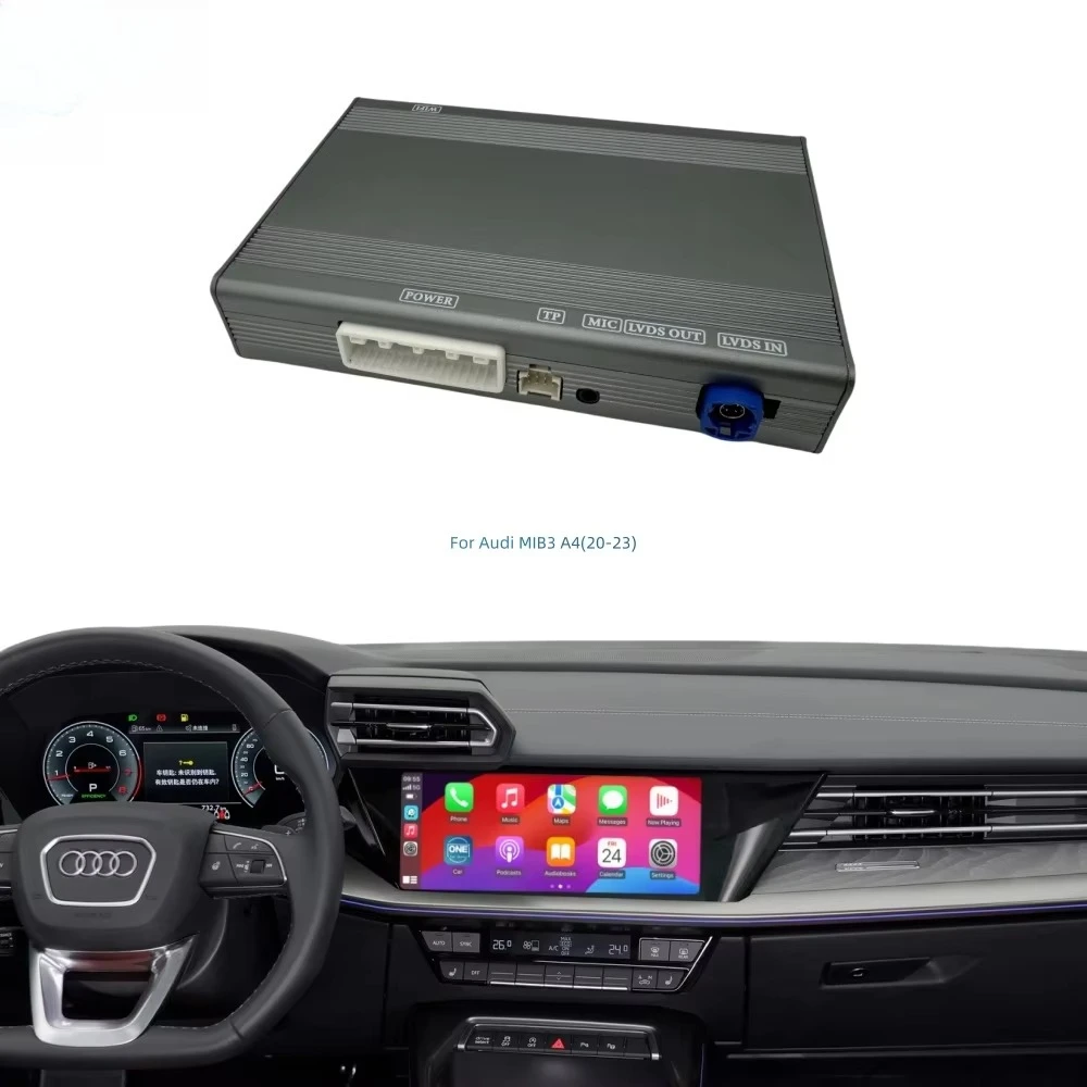 Фото Беспроводной интерфейсный модуль Dinpei для CarPlay и Android Auto   MIB3 A4 2020-2023 Дисплей с функцией Mirror Link и камерой №2