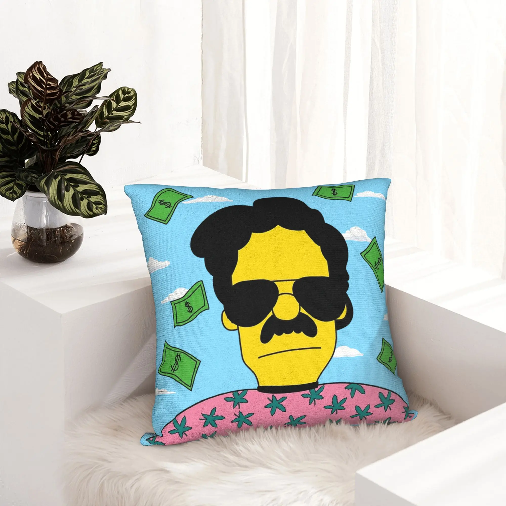 Наволочка Pablo Escobar, мягкая полиэстеровая декоративная наволочка для подушки, квадратная, 45*45 см. (art.: 3920dd166cfd4) - 3920dd166cfd4