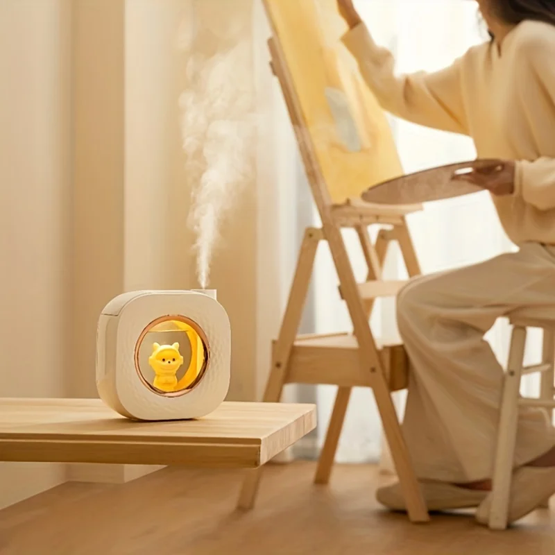 

[Flash Deal] Настольный мини-увлажнитель воздуха с USB, большой объем тумана, увлажнитель воздуха, креативный подарок [в наличии в США]