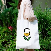 hawaii shopping bags women vacation tote bag canvas casual aloha canvas bag custom logo tote bag eco friendly reusable