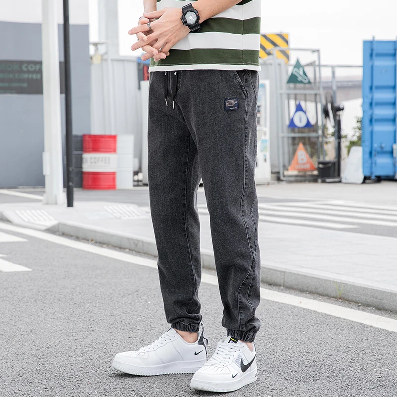 New Product Jeans Men's Loose Autumn Men's Stretch Casual Overalls Trendy Brand Harlan Trousers Long Pants for Men